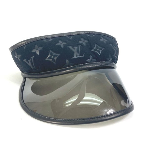LOUIS VUITTON Monogram hat Sun visor Nylon Black - Picture 10 of 11